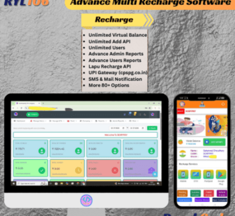 RYL106 Advance Multi Recharge Software with meta AI (PHP Laravel Source ...