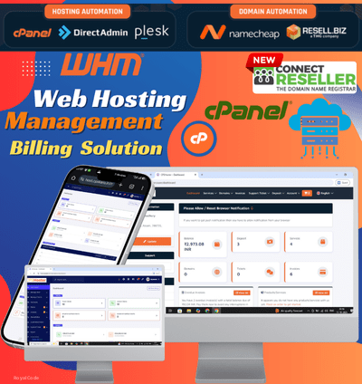 RYL115 CPSLAB Ultimate Solution For WebHosting Billing And Management Source Code. Started Your Web Hosting Business